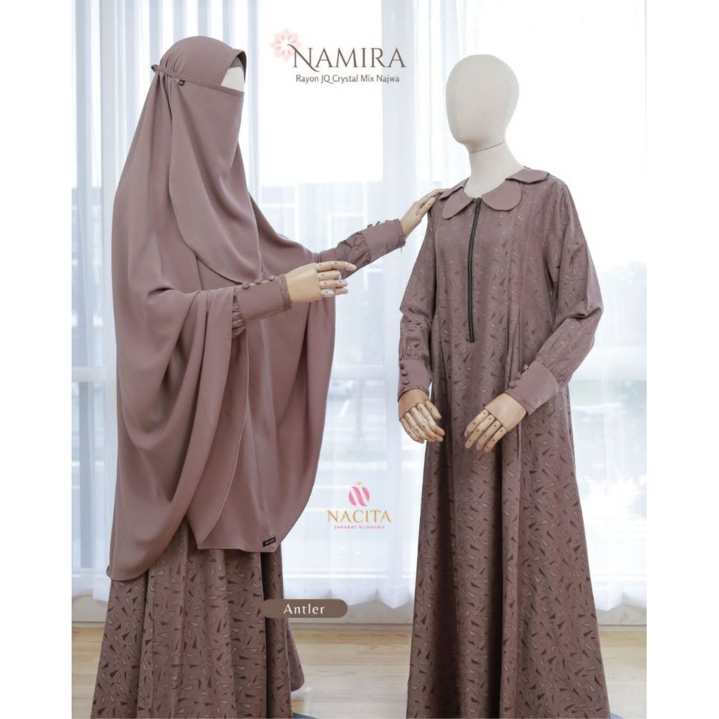 NAMIRA SET GAMIS BAHAN RAYON JQ QRYSTAL