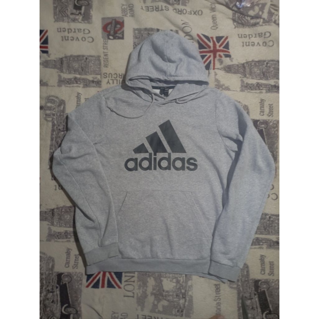 hoodie Adidas balok abu second