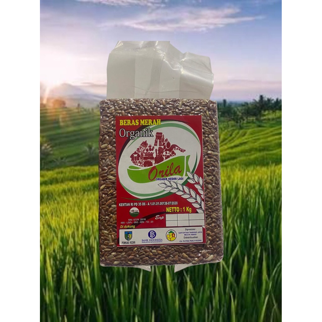BERAS ORGANIK / BERAS MERAH / BERAS MERAH 1KG