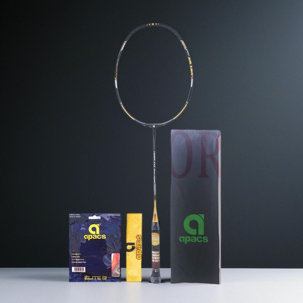 Apacs Finapi 232 Extra Power 38Lbs Bonus Komplit Raket Badminton Apacs Finapi 232 Extra Power