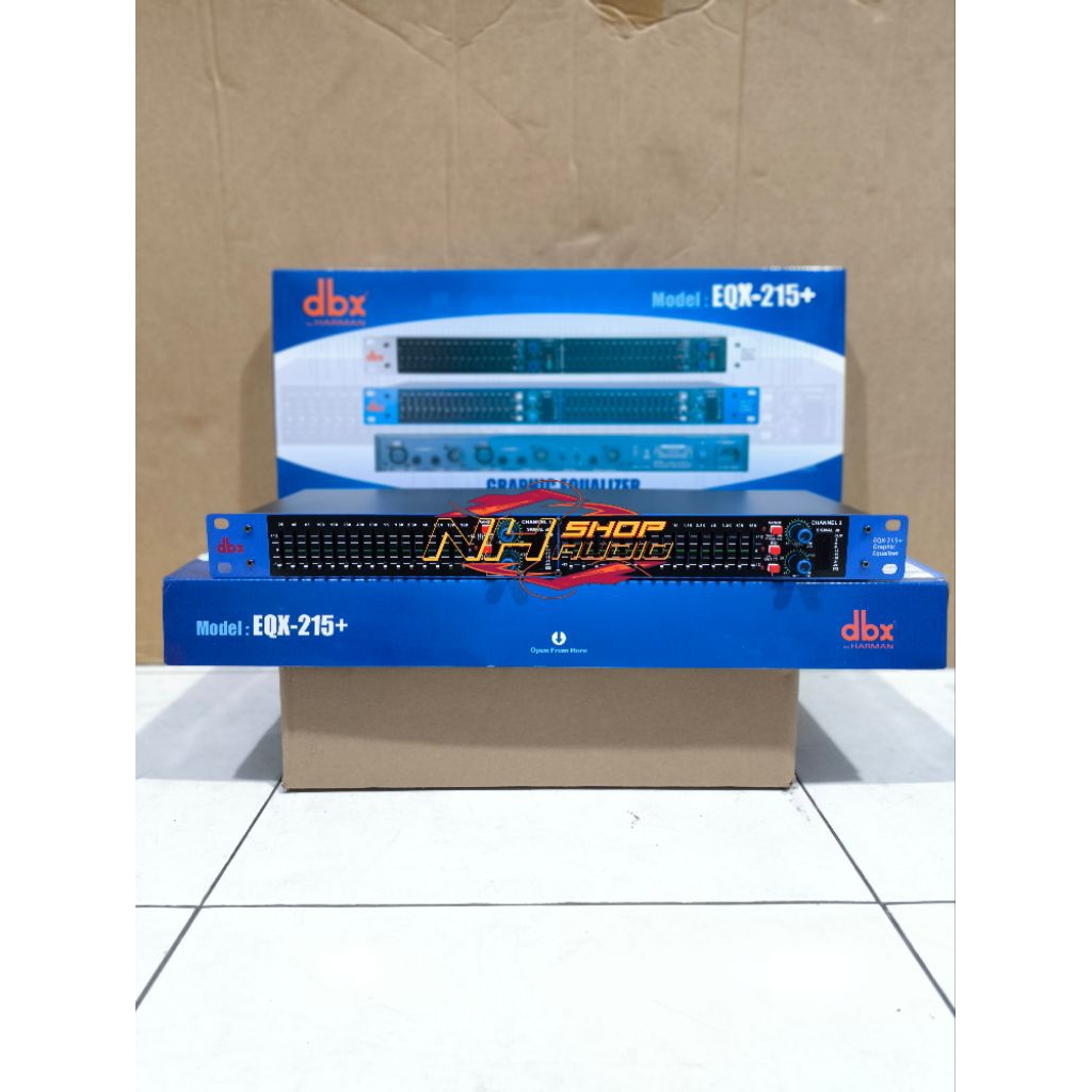 Equalizer DBX EQX215 DBX EQX 215 SUB DBX 215 SUB Grade A 2 x 15 Channel Dual Channel Equalizer DBX E
