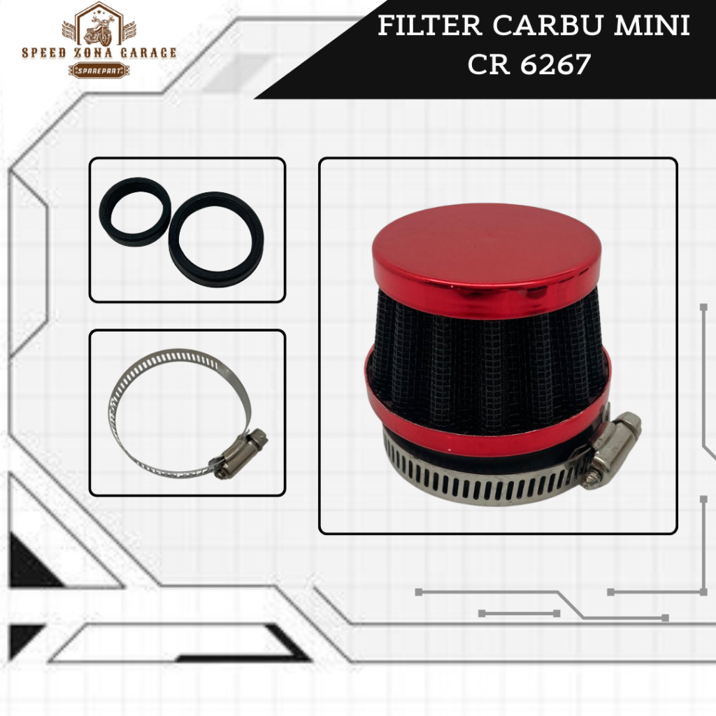 Saringan Udara Karbu Filter Carbu Mini  CR 6267
