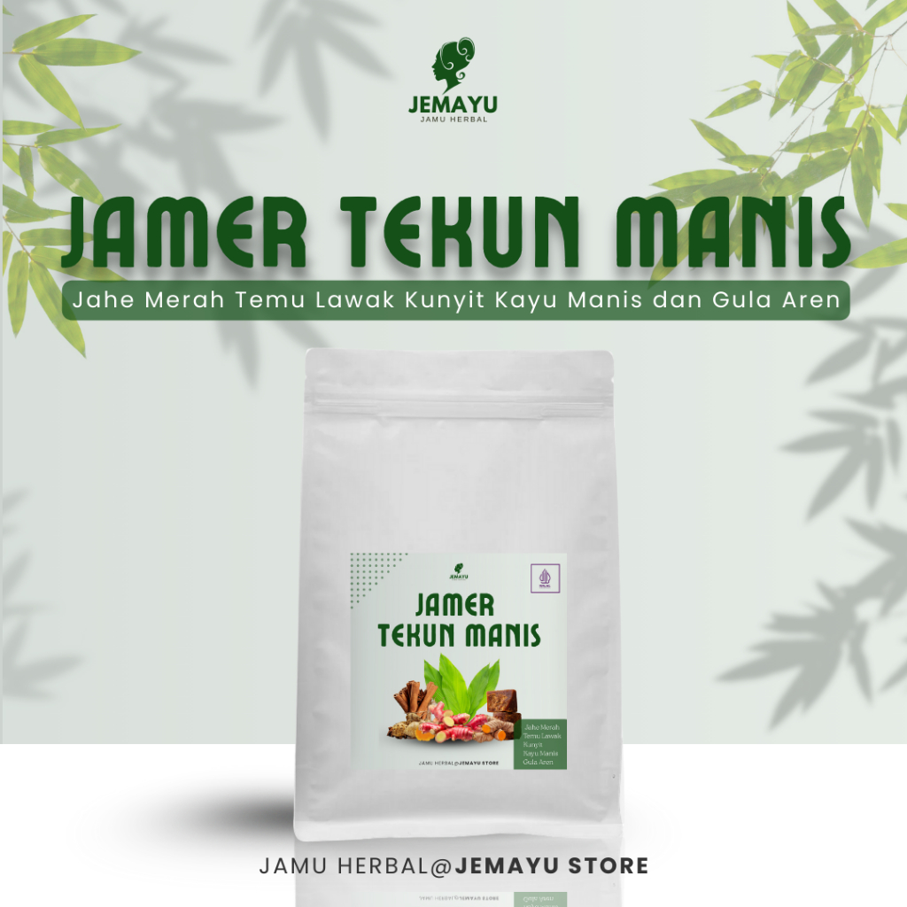 Jamu Jahe Merah Kunyit Temulawak Kayu Manis Gula Aren Bubuk Murni Alami Jamu Herbal Asam Lambung
