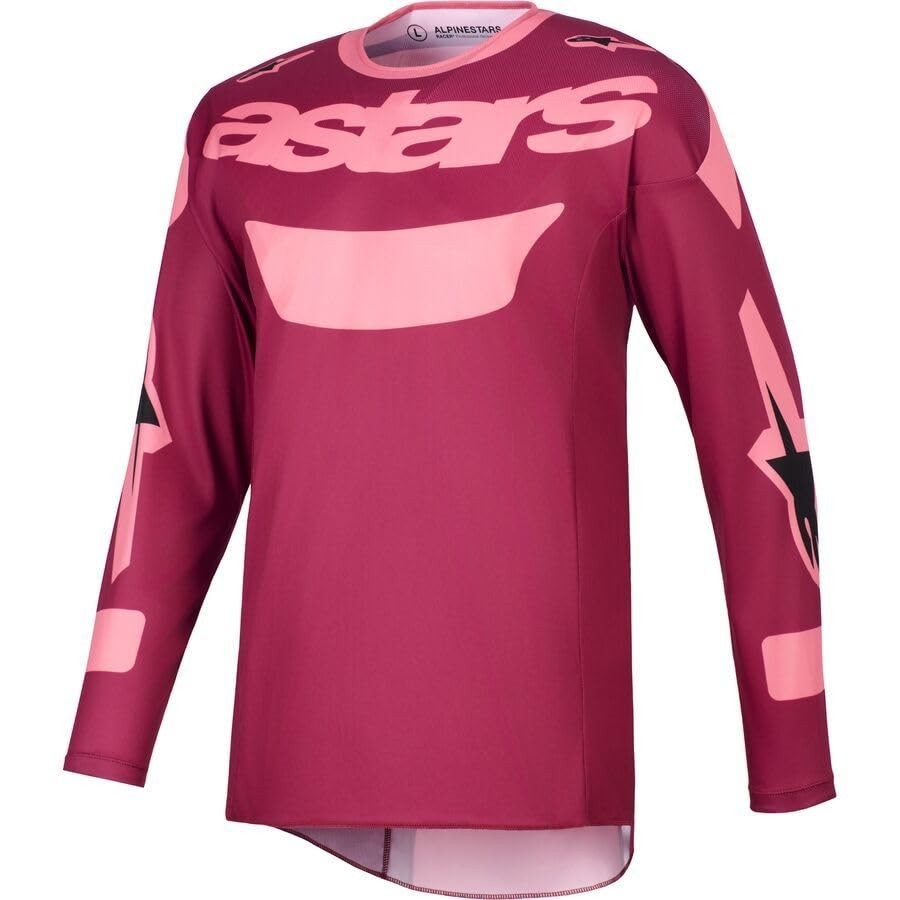JERSET SET ALPINESTARS RACER RIWAY 2026 DARK RED CORAL JERSEY ALPINESTARS RECER RIWAY 2026 DARK RED 