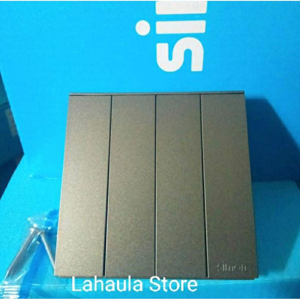 saklar 4gang simon e6 grey