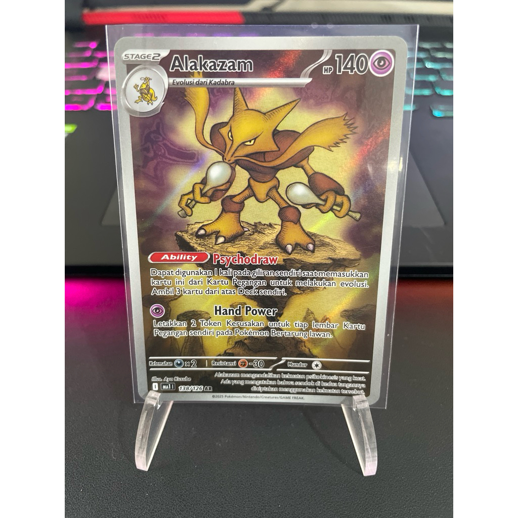 Pokemon TCG Indonesia MA1 Alakazam 138/126 AR