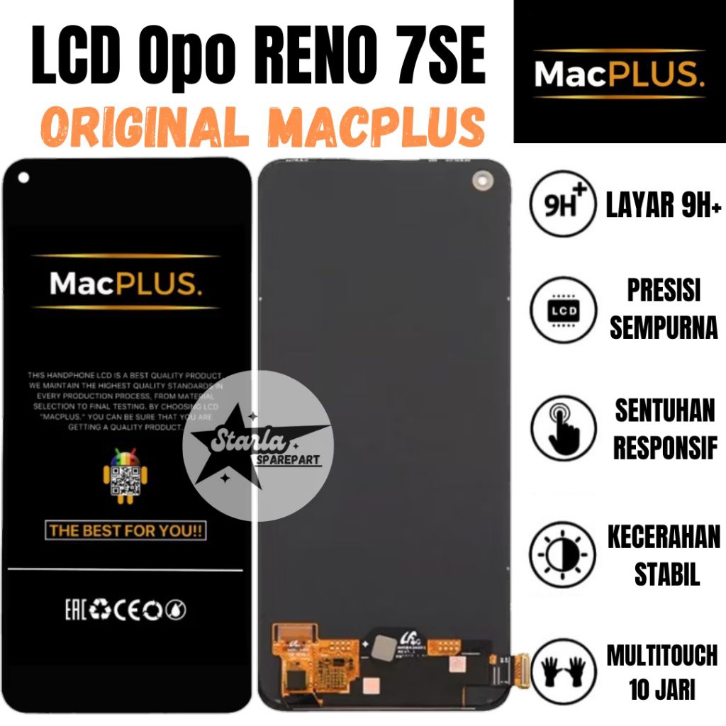 LCD TOUCHSCREEN OPPO RENO 7SE ORIGINAL MACPLUS GRATIS LEM DAN OBENG