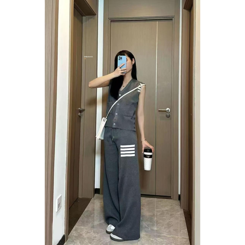 SOLEMIO R194 ONE SET KNIT RAJUT ATASAN DAN BAWAHAN RAJUT DAILY OUTFIT