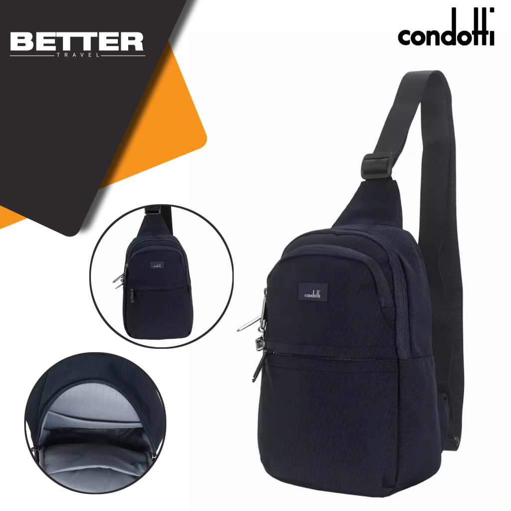 Tas CONDOTTI selempang pria casual sling bag daily simpel