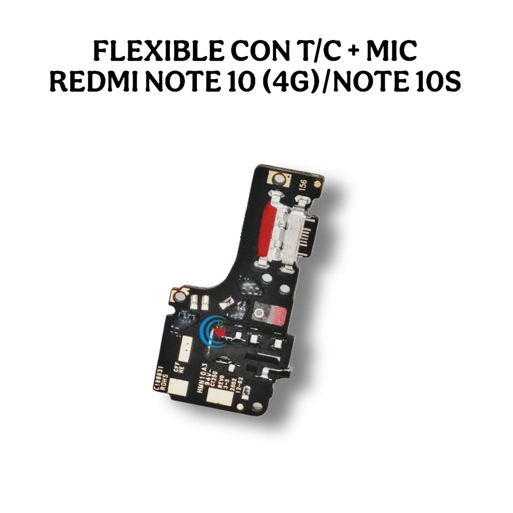 Evergreeeen Papan Cas / Flexible Konektor Cas + Konektor H/F + Mic For Redmi Note 10 4G / Redmi Note