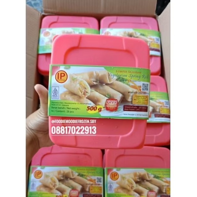IP vegetarian springroll/ lumpia sayur 500gr isi 25pcs
