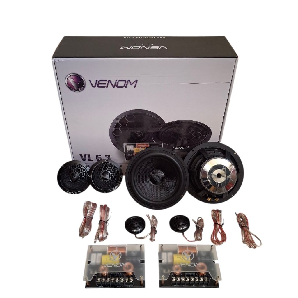 Speaker split 3 way venom illuminator vl 6.3 speaker 3 way venom illuminator