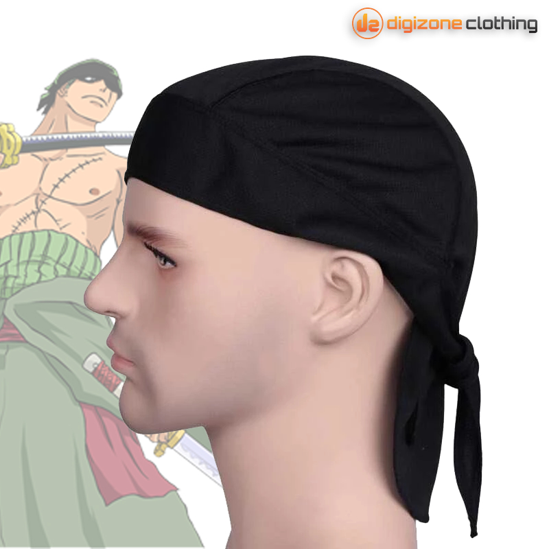 Bandana Hitam Cosplay Roronoa Zoro One Piece