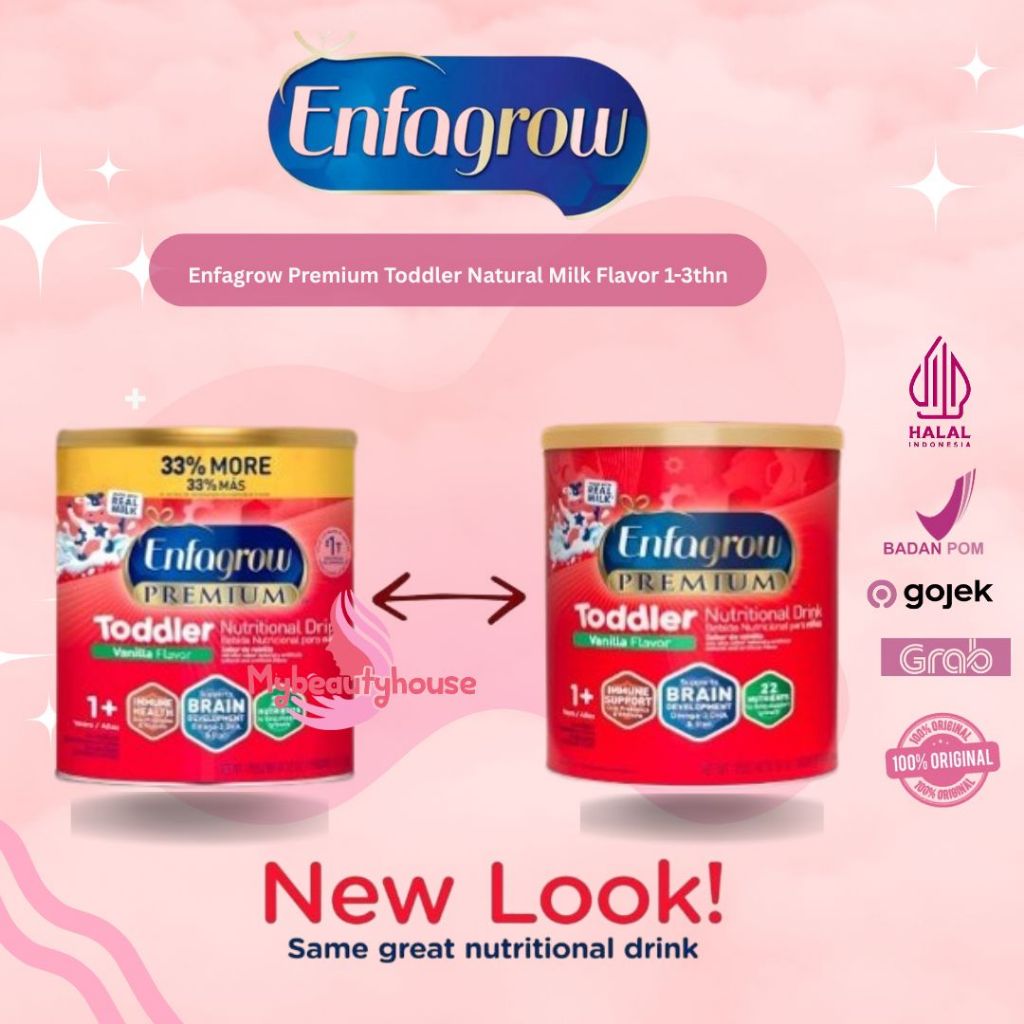 Enfagrow Premium Toddler Natural Milk Flavor 1-3thn | Susu Import 1,04kg | ORIGINAL USA