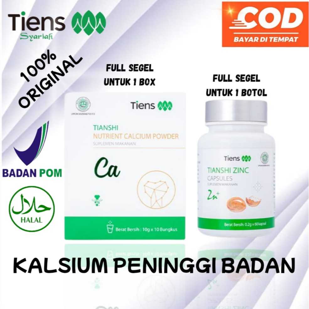 TIENS NHCP ZINC Kalsium Peninggi Badan Susu bubuk Peninggi badan Maksimalkan Tinggi badan 100% ori