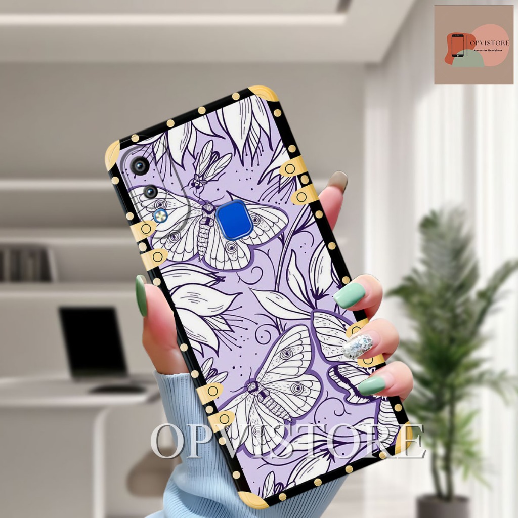Case Vivo Y91 - Y93 - Y95 - Y91c - Y1s Fashion Case Softcase Macaron Protect Camera Kesing Hp Casing