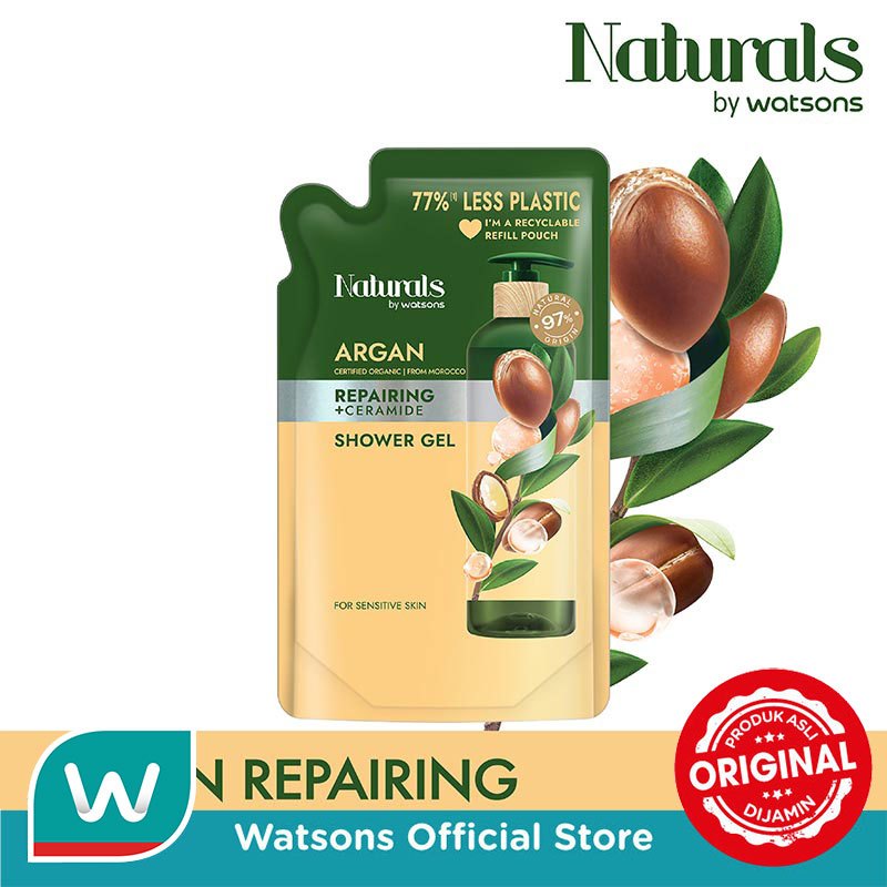 Naturals by Watsons Argan Repairing Shower Gel Refill 450ml