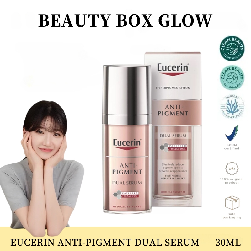 Eucerin Anti-Pigment Dual Serum 30ml/Pencerah Wajah + Hilangkan Flek Hitam/Mengatasi Bekas Jerawat/K