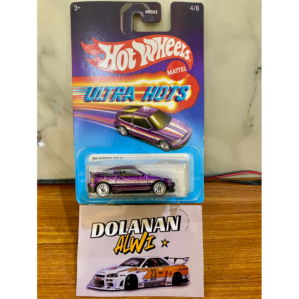 Hotwheels Honda CRX 88