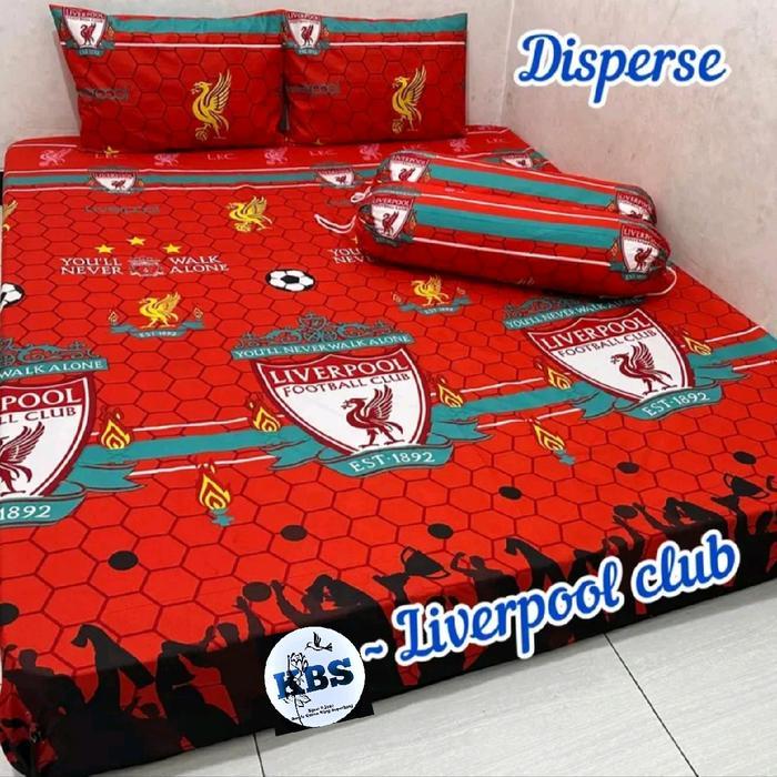 5ihu Sprei Motif Bola & Karakter Anak Set -Lengkap Dengan Sarban Dan Sargul -Kain Lembut