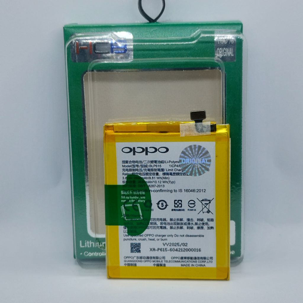 original 100℅HCB Batre Baterai Hp Oppo A37/ Oppo A37f/Oppo Neo 9 Kode BLP615/Blp-615 For Baterai Bat