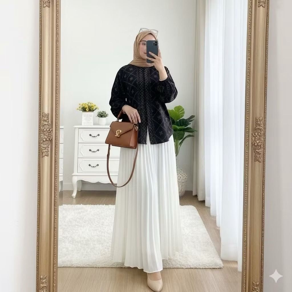 BANDA STYLE -  BATIK KEMEJA RAYON JUMBO L XL // KEMEJA KANCING // KEMEJA MOTIF // KEMEJA BIG SIZE //