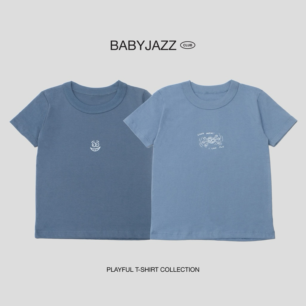 BABY JAZZ CLUB - Baju Kaos Anak Laki-Laki Keren dan Simple - Cotton Combed Supersoft 24s