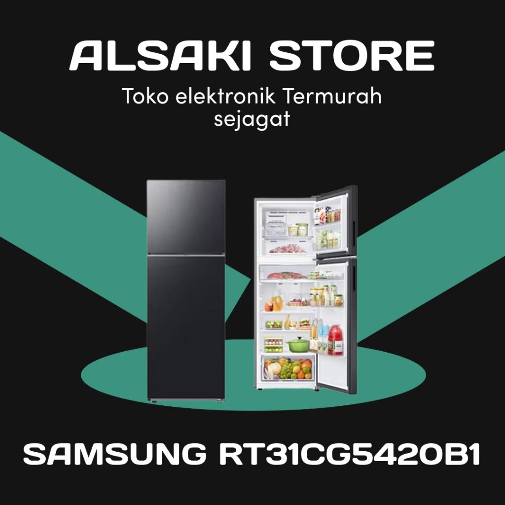 SAMSUNG BESPOKE KULKAS 2 PINTU BESAR REFRIGERATOR RT31CG5420B1
