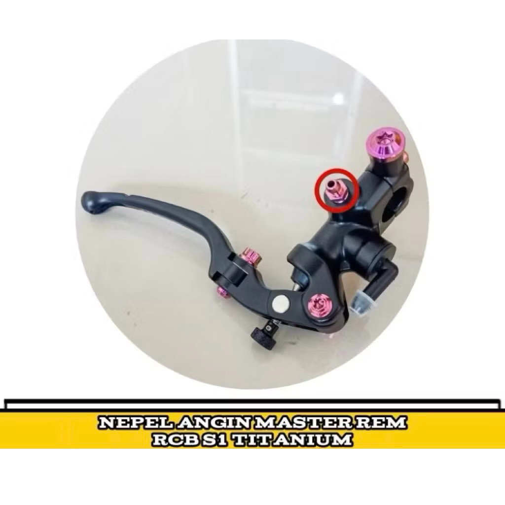 Baut Titanium Nepel Angin Master Rem RCB KTC