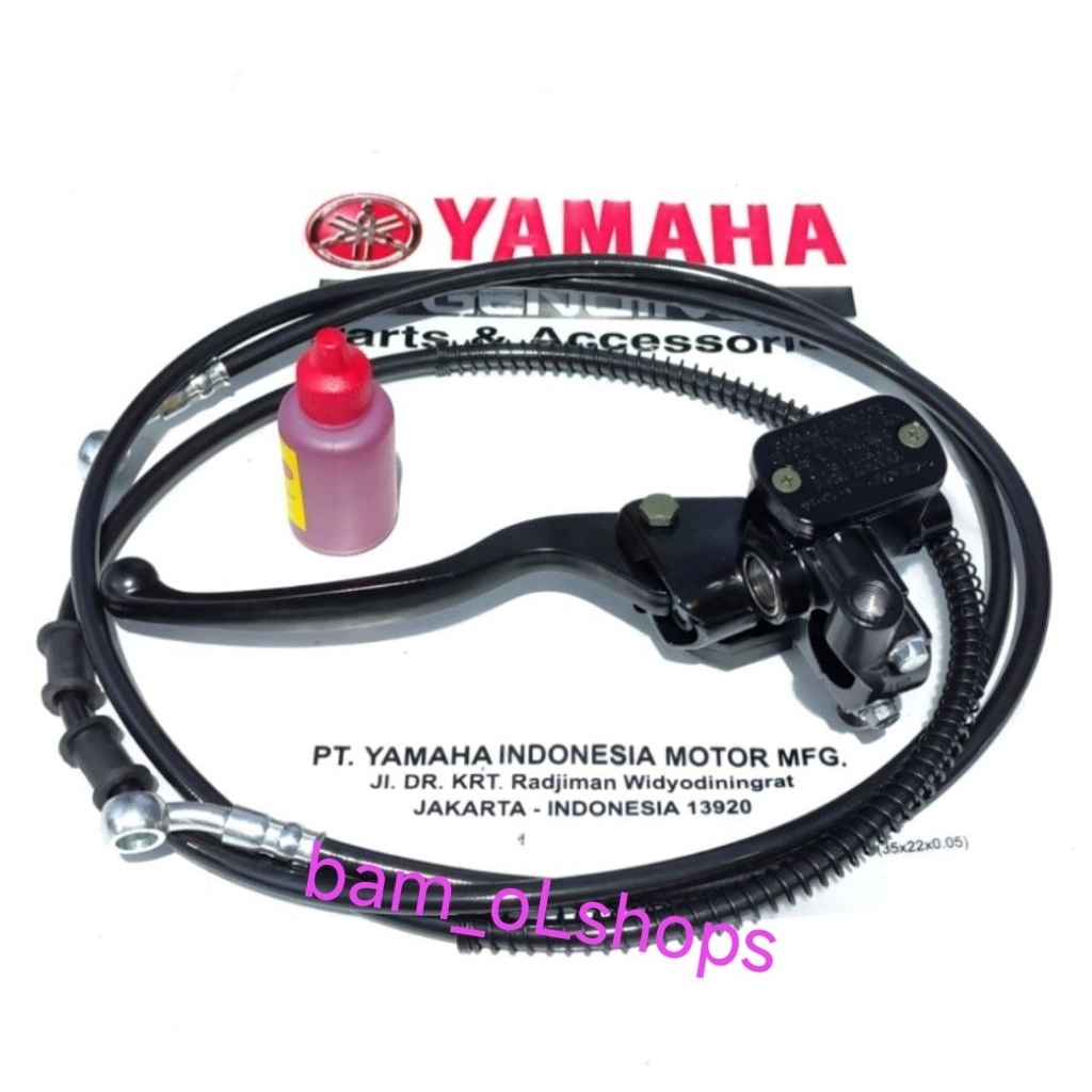 minyak rem+selang rem belakang+master rem set kiri Yamaha nmax new,nmax old,aerox new