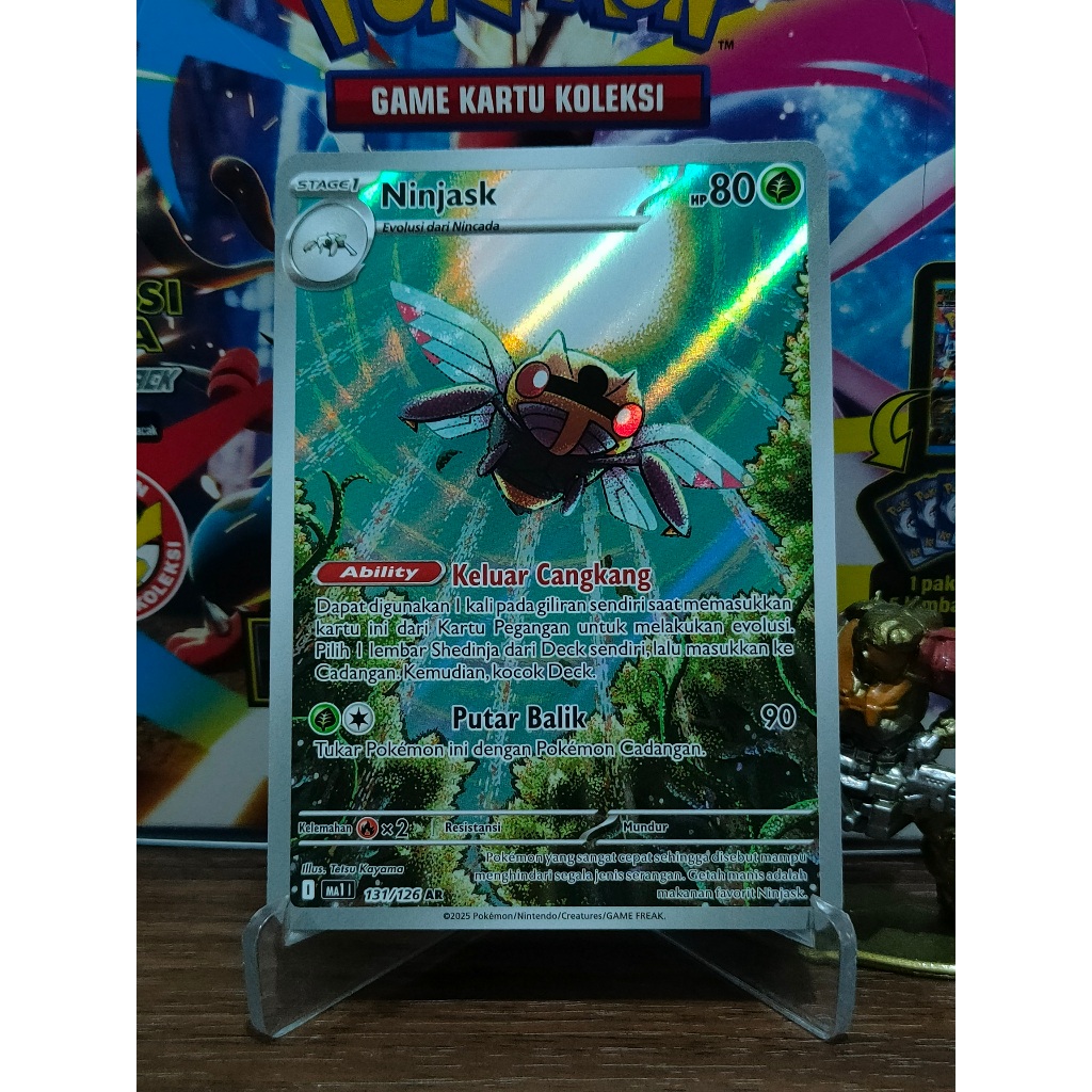 Ninjask AR ma1 131/126 - Evolusi Mega - POKEMON TCG INDONESIA