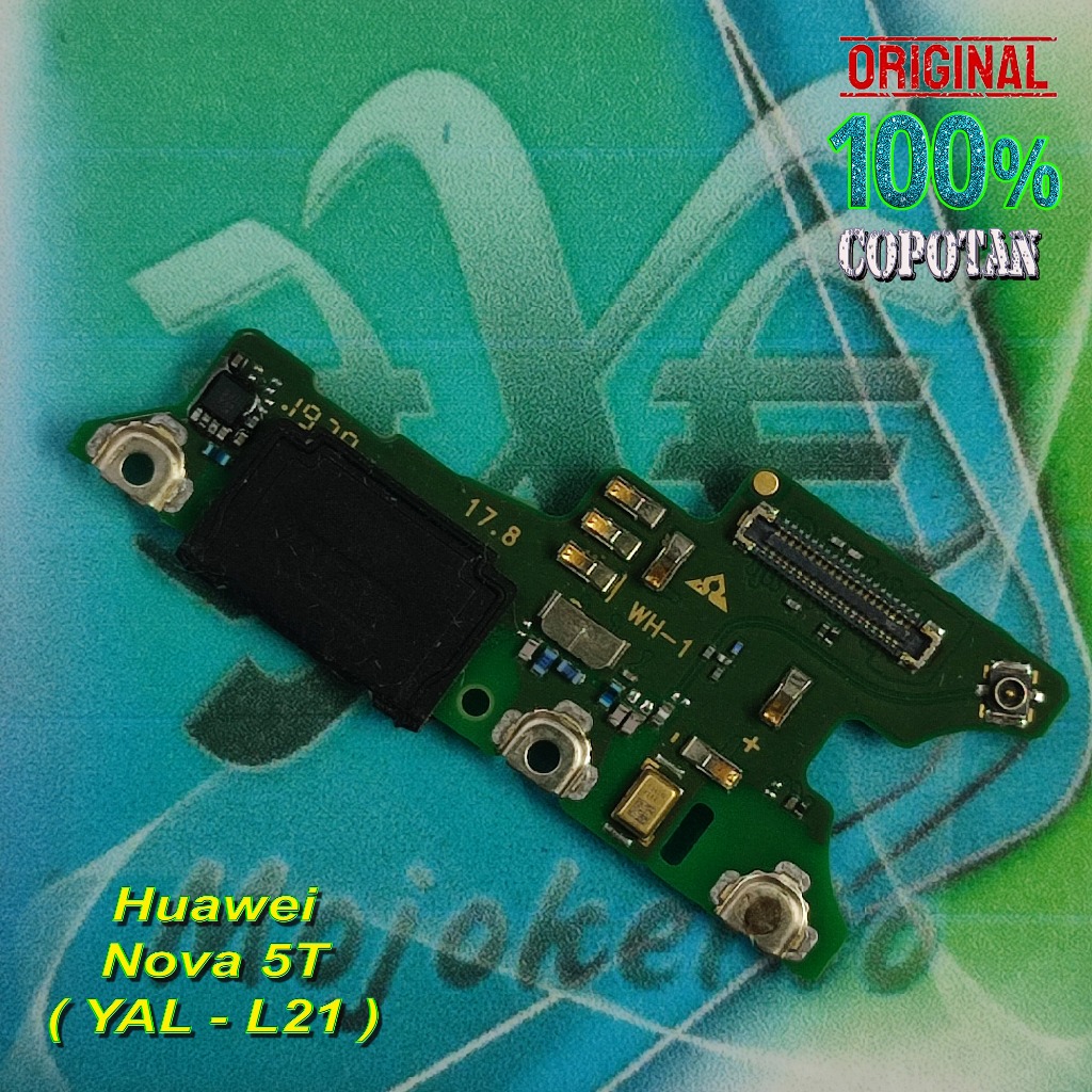 Huawei Nova 4 (VCE-L22) Papan konektor cas / PCB UI board charger mesin bawah ori copotan | eXe Comp