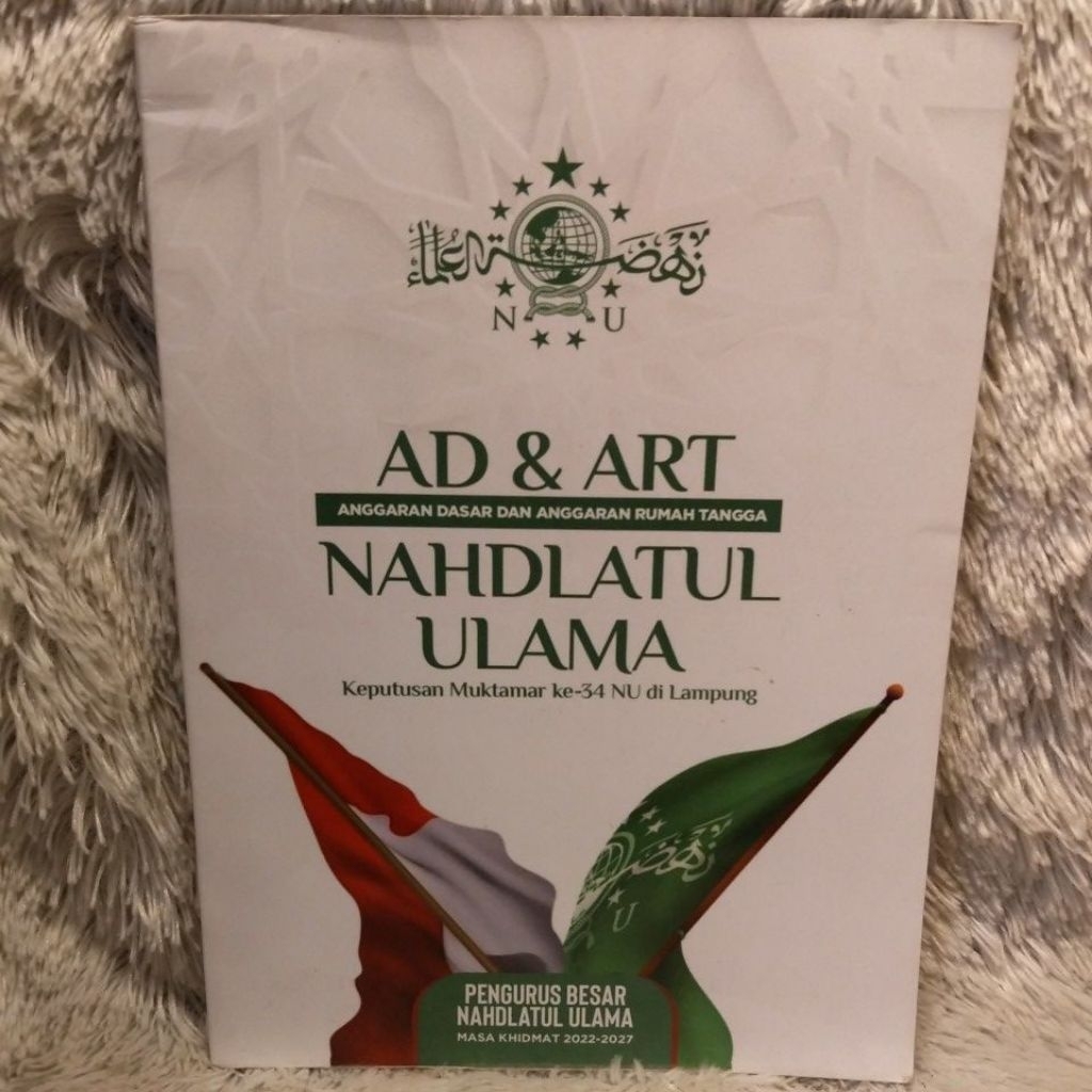buku ad&art nahdatul ulama keputusan muktamar ke 34 NU di lampung