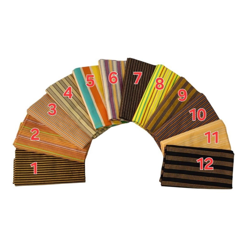 KAIN LURIK MOTIF GARIS/ASLI PRASOJO/MURAH/KATUN LEMBUT