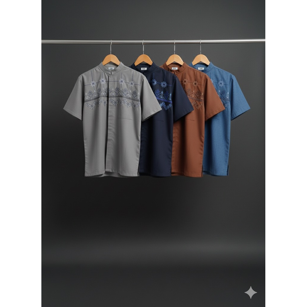 BAJU KOKO PRIA - BAJU KOKO BORDIR MODEL TERBARU