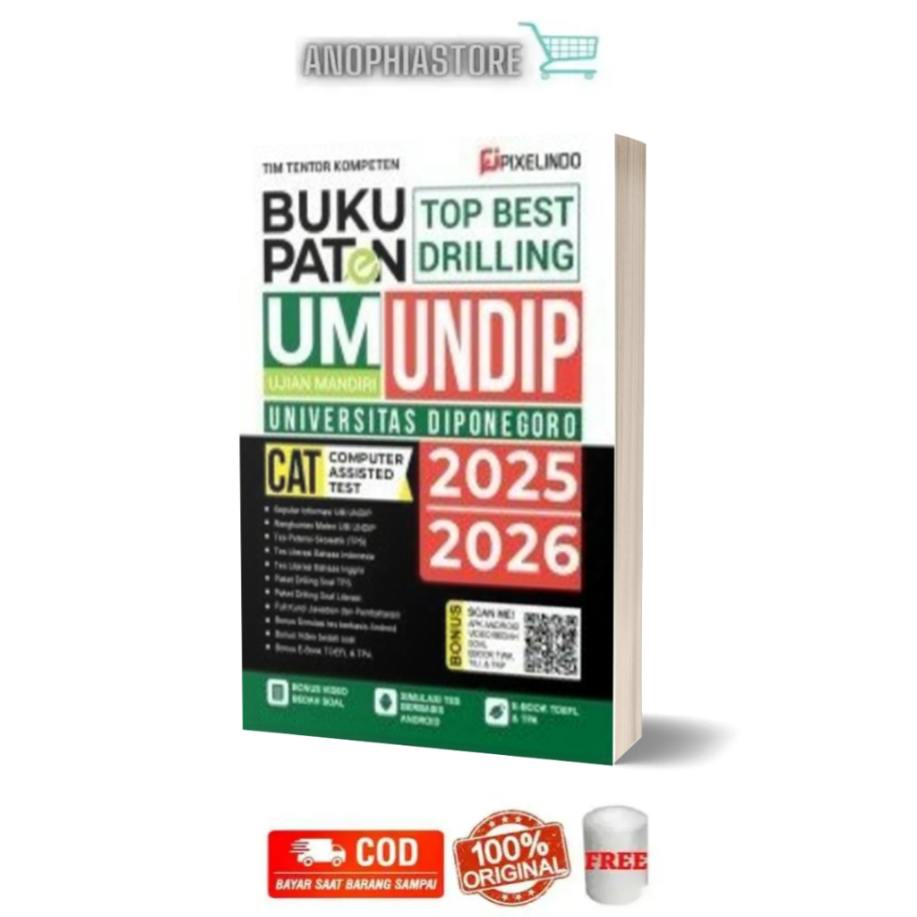 Buku Paten UM UNDIP 2025/2026 Buku Tes Masuk UNDIP