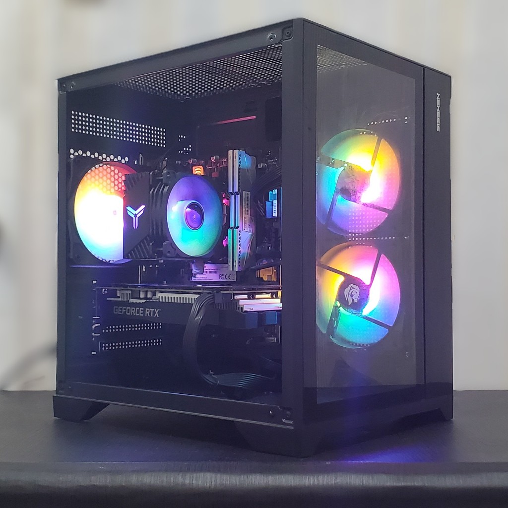 Rakitan PC Bekas | RTX 2060 6GB + i5-12400F + Packing Kayu