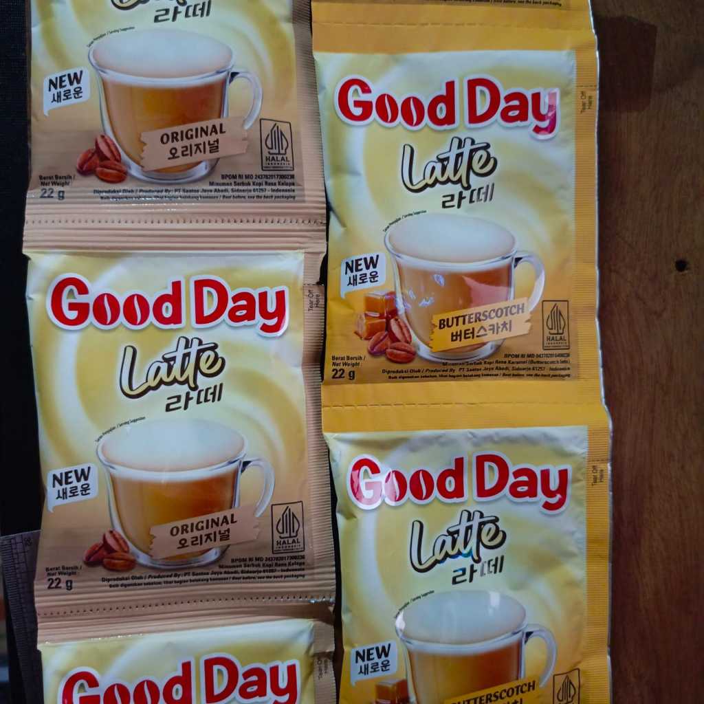 Good Day Latte Original Butterscotch isi 10 Sachet