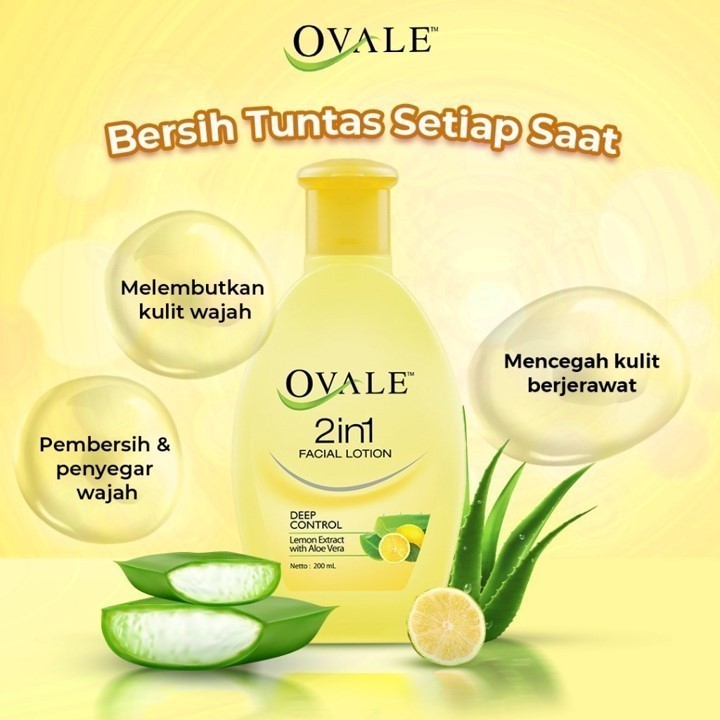 Ovale toner lemon 100ml