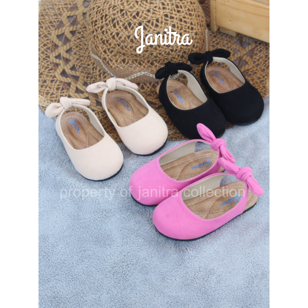 STANCY sepatu balet anak balita perempuan flatshoes anak  JELITA sol karet