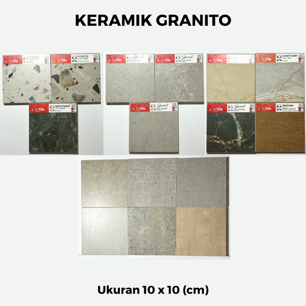 Sample Material Keramik Granito Artile | Material Interior