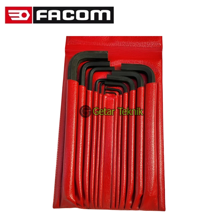 Kunci L Set 12 pcs Metric Facom 83H.JL12 Hex Key Set 1.5-12 mm