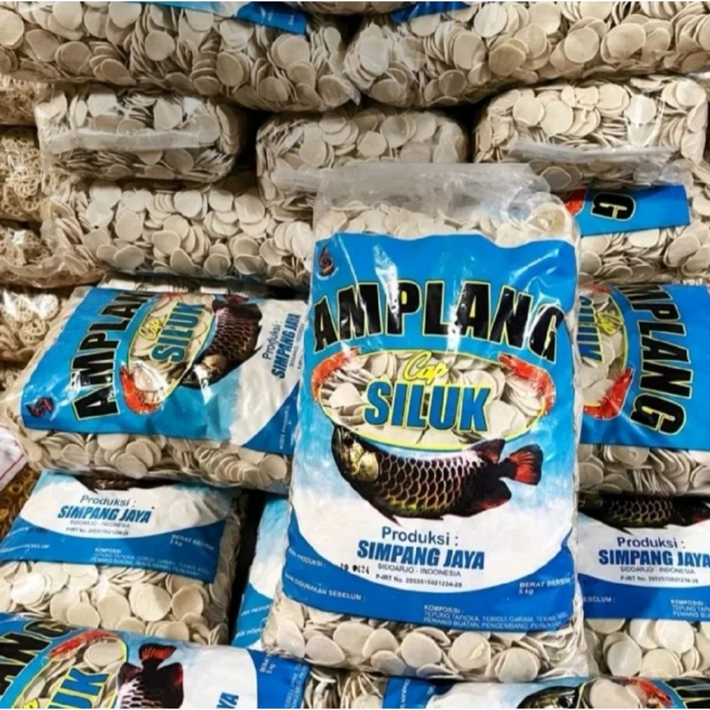 Kerupuk Amplang Kerupuk Ikan Kerupuk Siluk Kerupuk Mentah 1Bal Kemasan 5Kg
