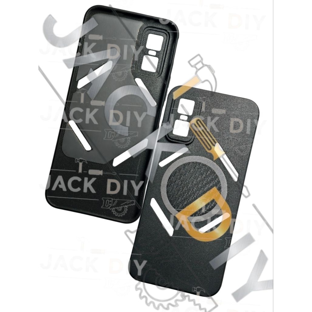 Custom Cooling Case | HeatBuster | Case Diy | ( Tembaga 0,3 mm + Graphite/Graphene ) Khusus INFINIX,