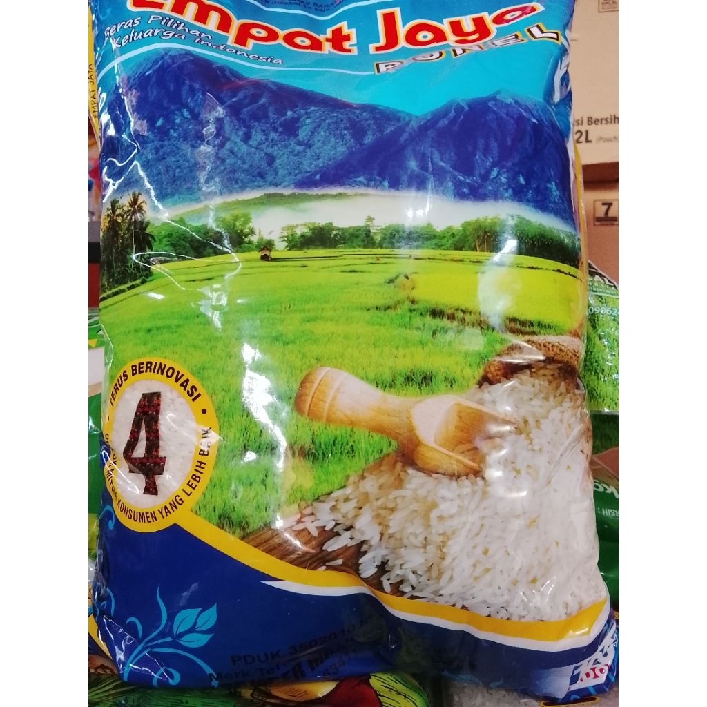 Beras premium Empat jaya 5kg