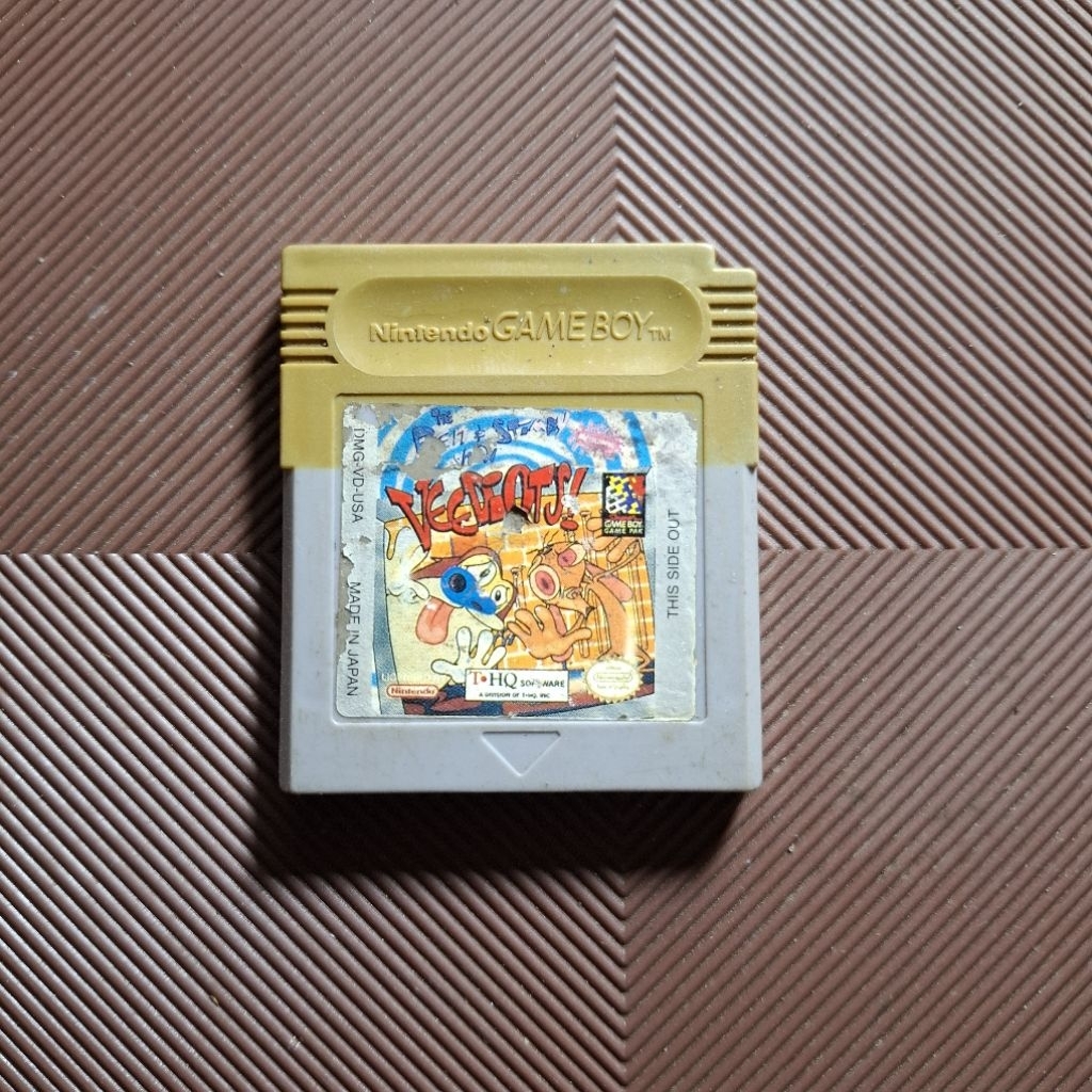 Kaset Gameboy Ren & Stimpy Veediots Second