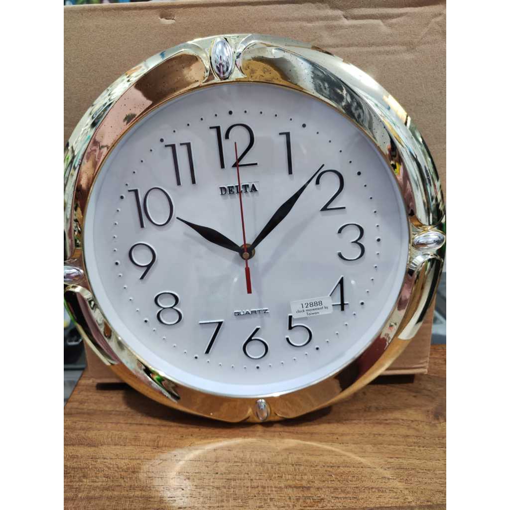 jam dinding delta / jam dinding gold / jam dinding krom / jam dinding makassar / jam dinding cantik