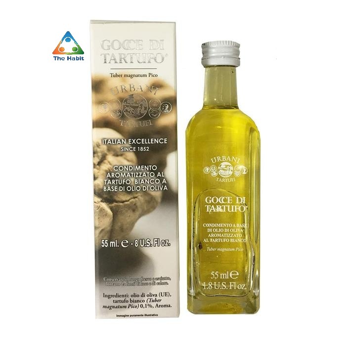 (The Habit) Urbani Truffle white olive oil | black truffle olive oil