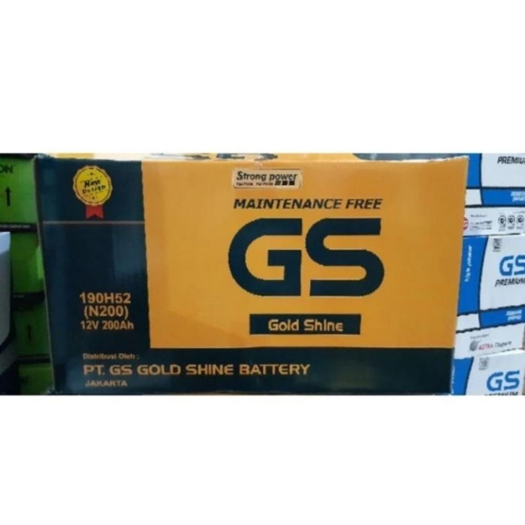 AKI N200 GS MF AKI KAPAL, GENSET, ALAT BERAT 12V 200AH AKI KERING