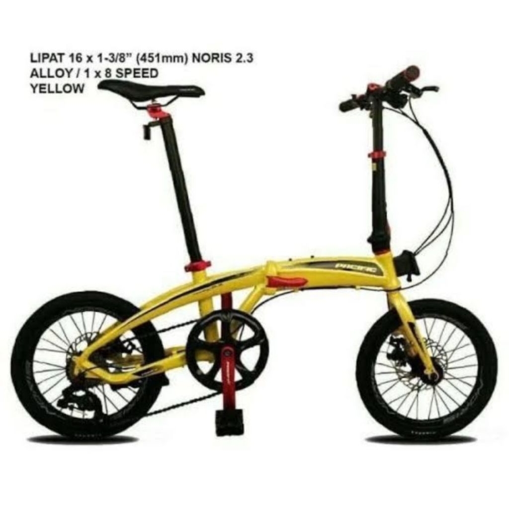 sepeda lipat 16 inch pacific noris 2.3